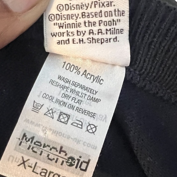 NWOT Unisex Disney Aladdin Ugly Christmas Navy Blue Sweater Size XL - Picture 13 of 13